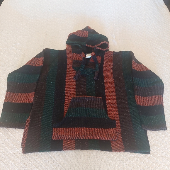 Striped Hooded Baja Hoodie - Picture 2 of 7